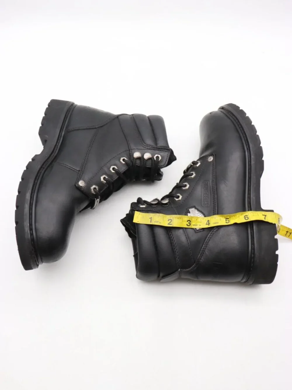 Harley Davidson Drive Steel Toe Men’s Size 8.5 Wide Black Motorcycle Boots